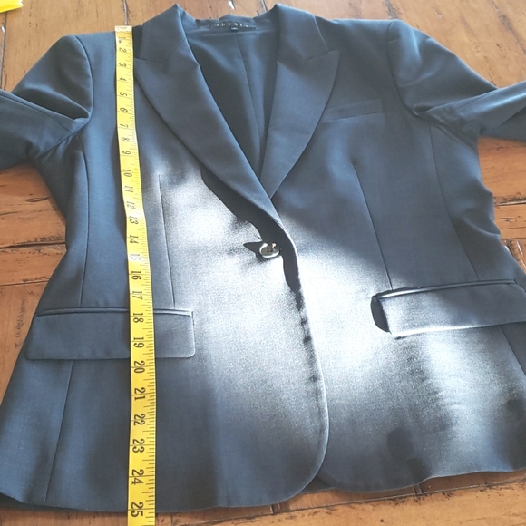 LIKE NEW NAVY THEORY BLAZER SIZE 10 - Picture 7 of 10